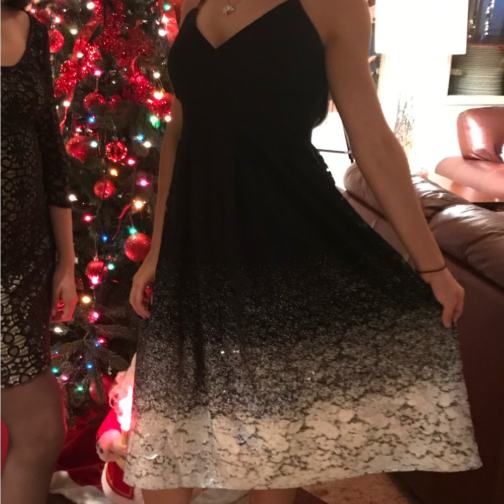 Love… Ady Black and Silver Formal Dress